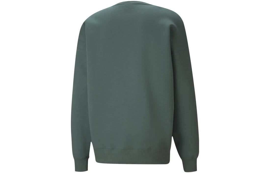 PUMA Small Logo Crew Neck Sweatshirt ' Green' 534365-68