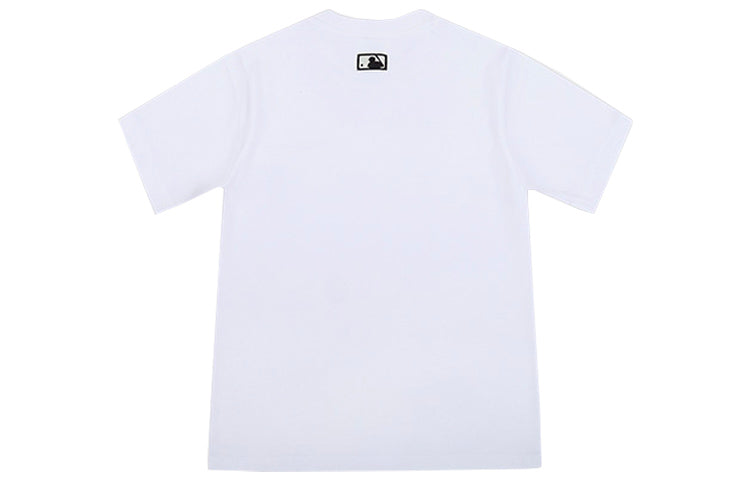 MLB New York Yankees Short Sleeve Basic Small Label Embroidered Round Neck Short Sleeve Unisex White 31TSC3031-50W