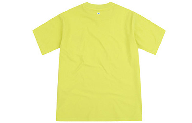MLB New York Yankees Cartoon Series Basic Embroidered Sports Short Sleeve Unisex Yellow 31TSTF931-50Y