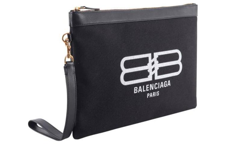 Balenciaga Jumbo Flat Pouch 'Black' 6955382108S1090
