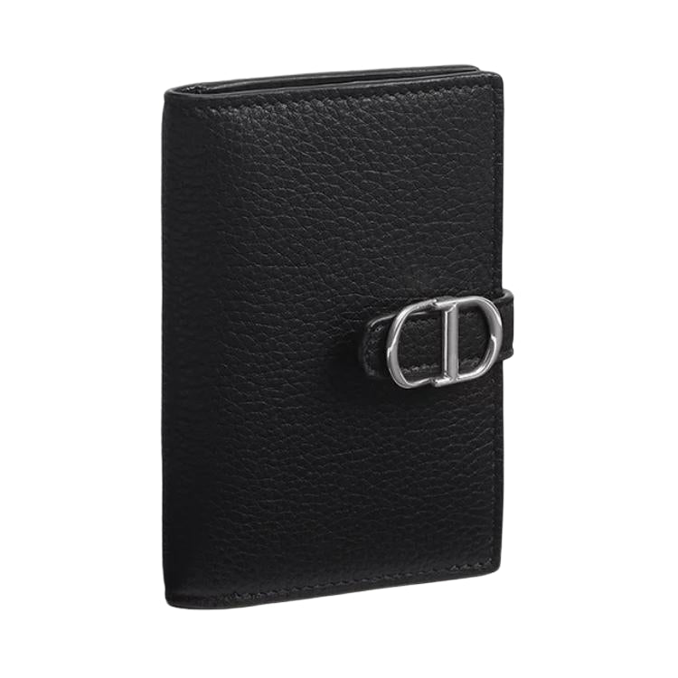 DIOR Normandie Bifold Card Holder 'Black' 2LLCH202MAL-H00N