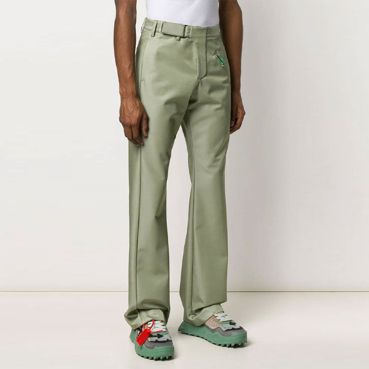 Off-White Solid Color Design Pants Slim Fit Version OMCA125S20H770204600