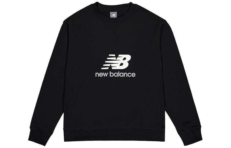 New Balance Essentials Sweatshirt Asia Sizing 'Black' AMT41356-BK