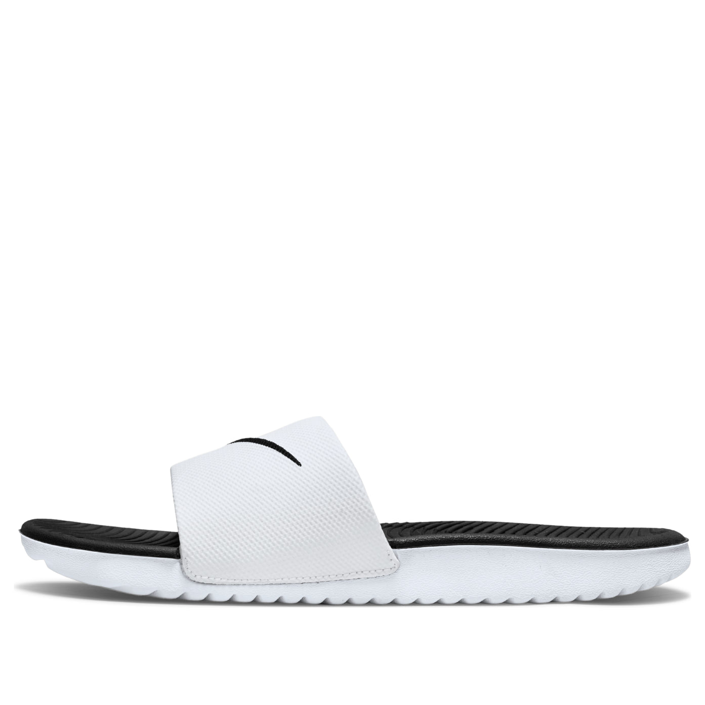 (GS) Nike Kawa Slide 'White Black' 819352-100