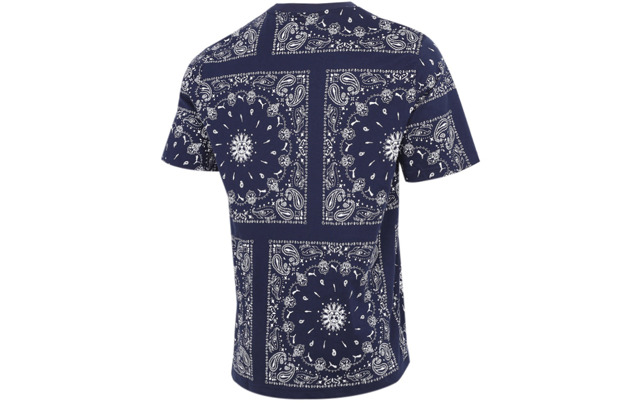 PUMA OB All Over Print Tee 'Navy' 532652-06
