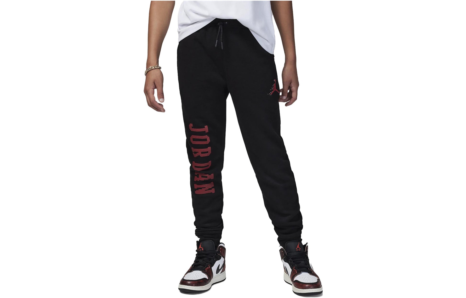 (GS) Air Jordan MJ Essentials Member Sweatpants 'Black' 95C723-023