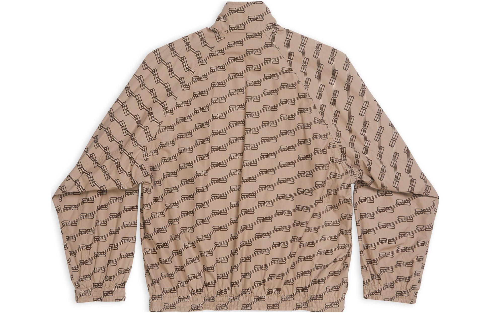 Balenciaga BB Monogram Tracksuit Jacket Regular Fit 'Beige Brown' 704495TML369378