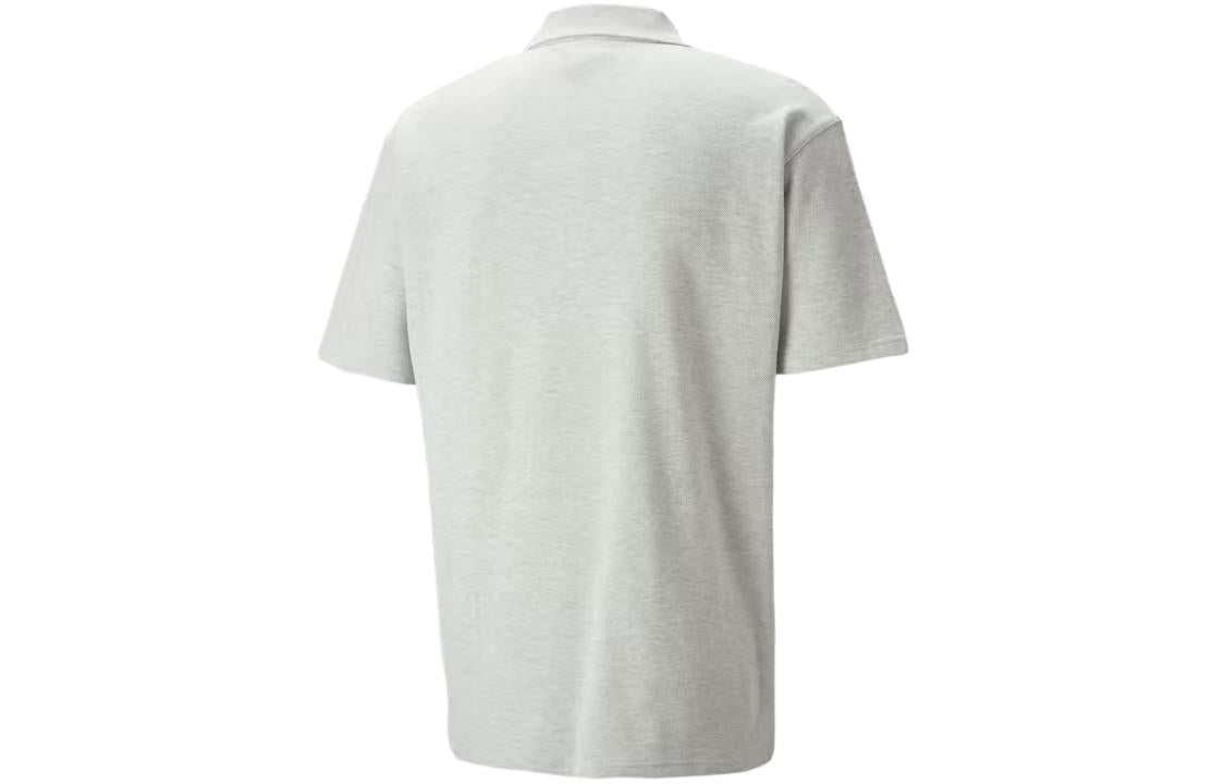 PUMA MMQ Polo Shirt 'Light Grey Heather' 537963-04