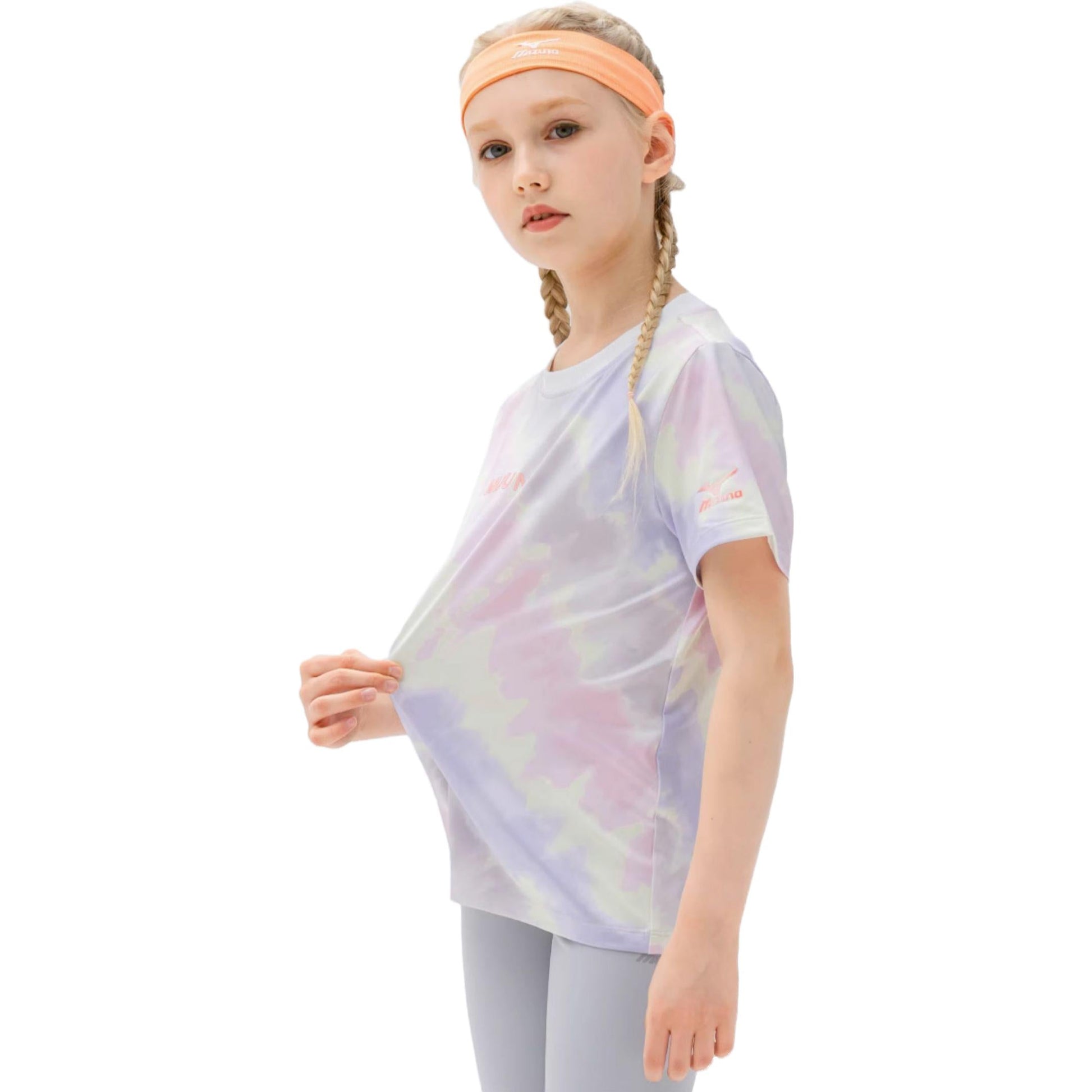 (GS) Mizuno Casual T-shirt 'Pink' T1247