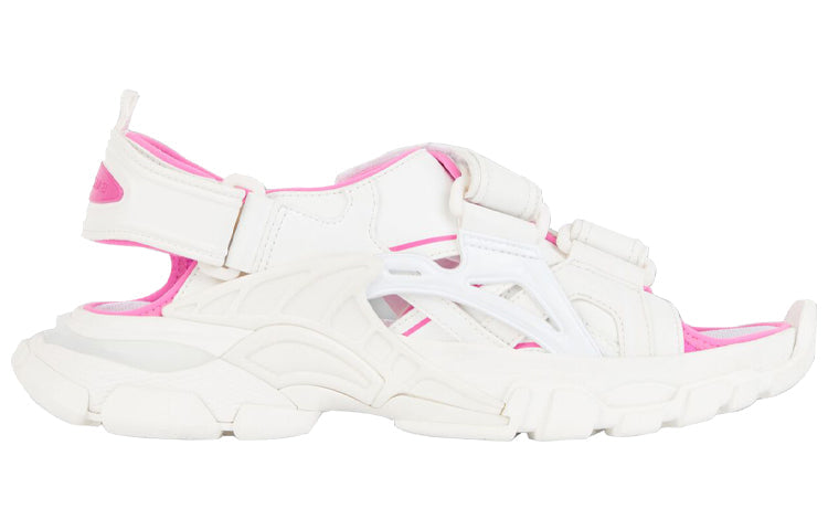 (WMNS) Balenciaga Track Sandals 'White Pink' 617543W3AJ19054