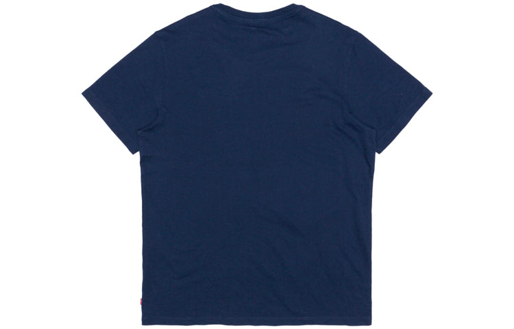 Men's Levis Chest Logo Short Sleeve Blue 22491-0653