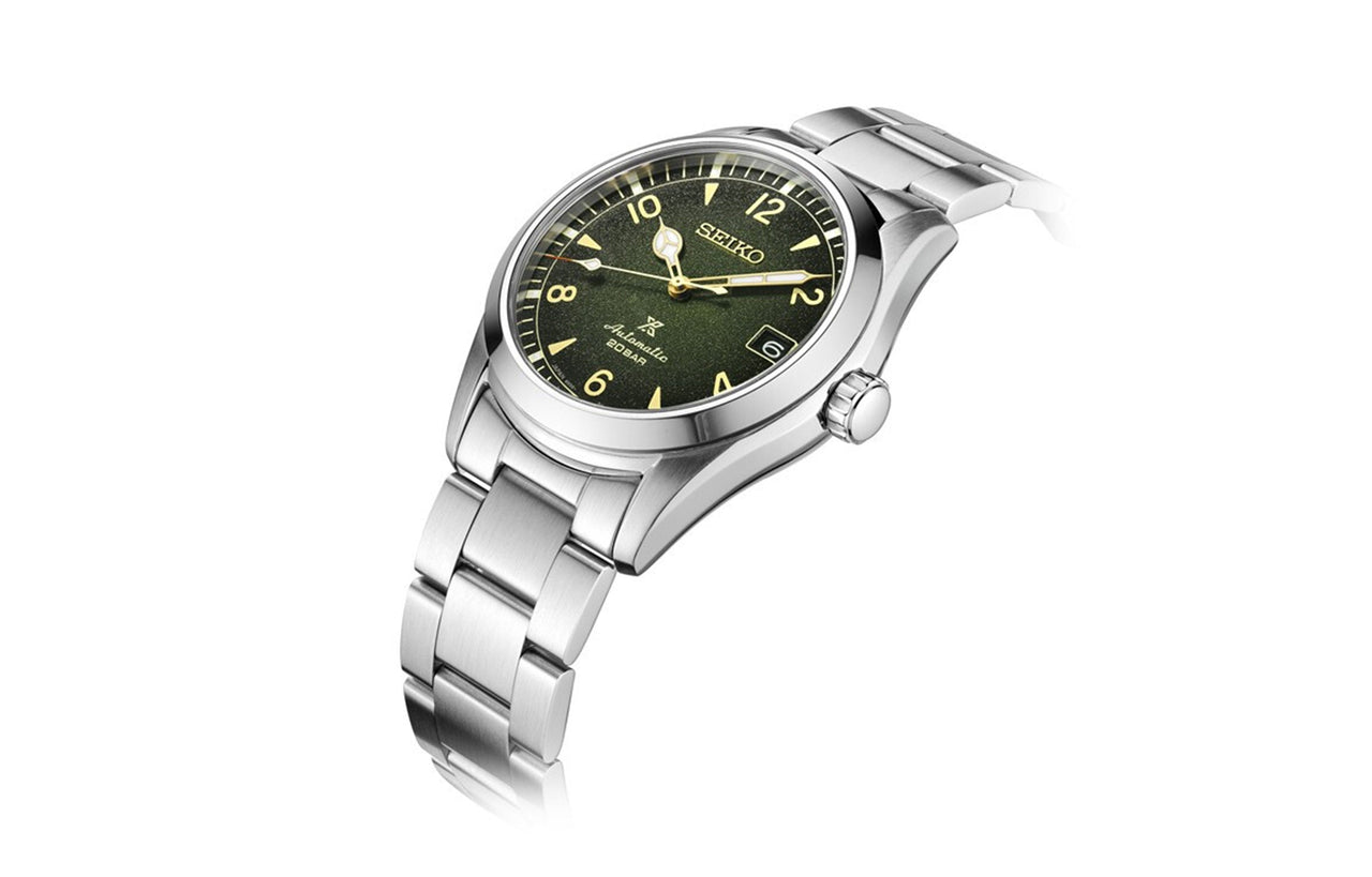 Men's SEIKO PROSPEX Series 200 Meter Waterproof Sapphire 6R35 Movement Starry Sky Steel Strip Mechanical Watch SPB155J1