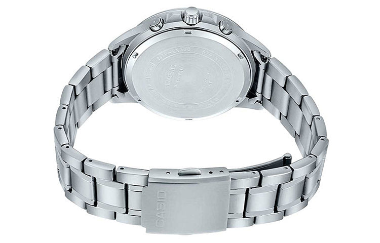 CASIO Retro Watch Blue Silver Blue DialSilver Blue DialSilver BlueSilver Analog MTP-EX300D-2A