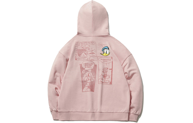 (WMNS) Li-Ning x Disney Cartoon Printing Hoodie 'Pink' AWDR492-4