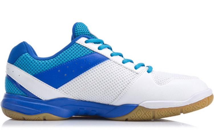 Li-Ning Badminton Training Shoes 'White Blue' AYTP061-2