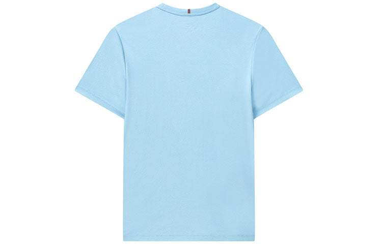 FILA Logo Printing Sports Loose Short Sleeve Blue F11M121104F-LB
