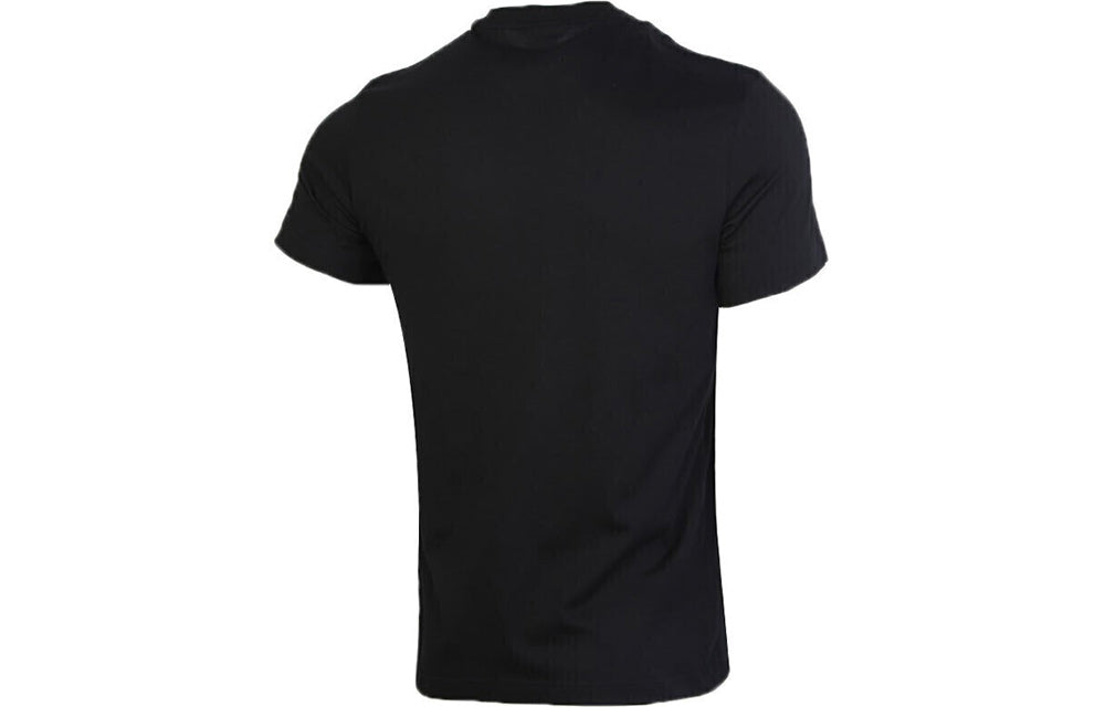 adidas Points Tee Athleisure Casual Sports Round Neck Short Sleeve Black FT8831
