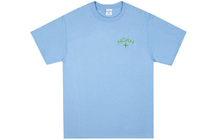 NOAH Nyc Summer Core Logo Tee Short Sleeve Unisex Light Blue T15SS20LBL