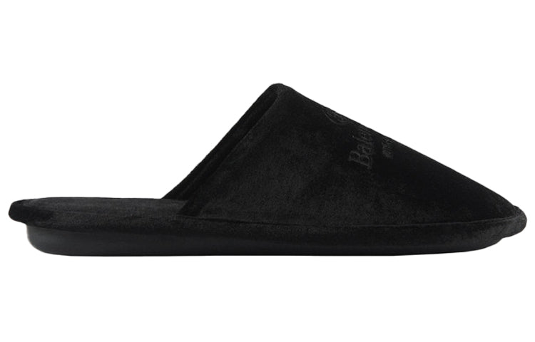 Balenciaga Home Embroidery Sandals Black 617603W2BS11000