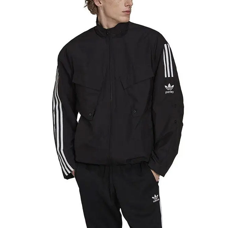 adidas Adicolor Parley Track Jacket 'Black' HN7030