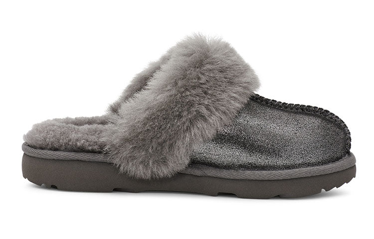 (PS) UGG Cozy II Metallic Glitter Slipper 'Metal' 1121094K-MTL