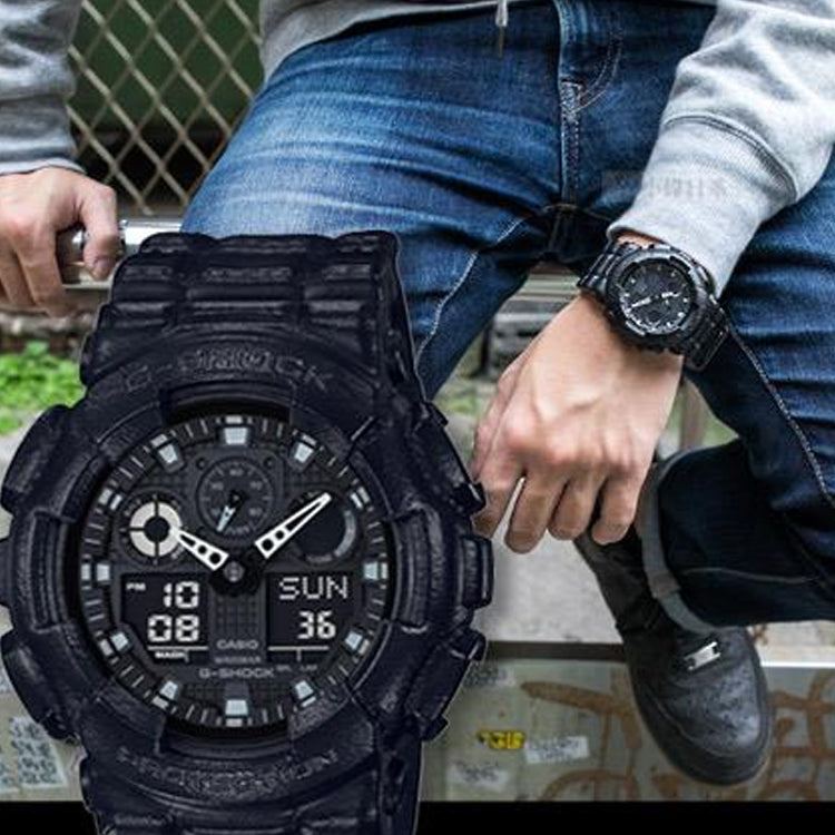 CASIO G-Shock Analog-Digital 'Black' GA-100BT-1AER