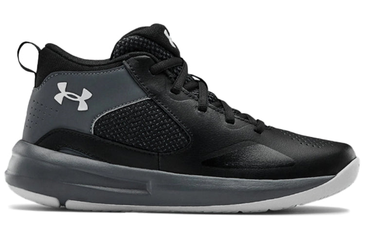 (GS) Under Armour Lockdown 5 'Black Pitch Gray' 3023533-001