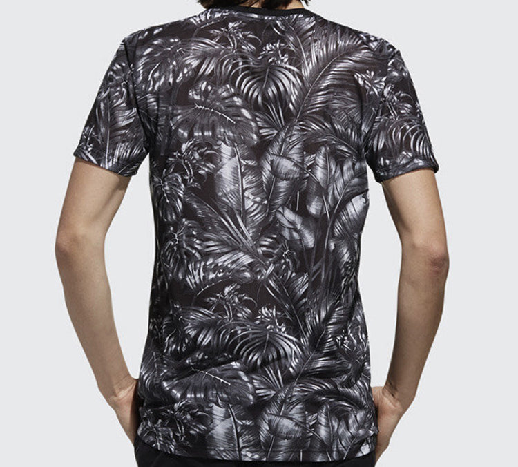 adidas neo Sports Breathable Training Running Round Neck Short Sleeve Camouflage DW8193