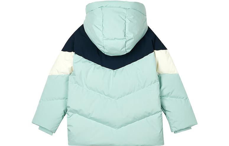 (PS) Skechers Color-Block Down Jacket 'Teal White Black' L423G002-01P9