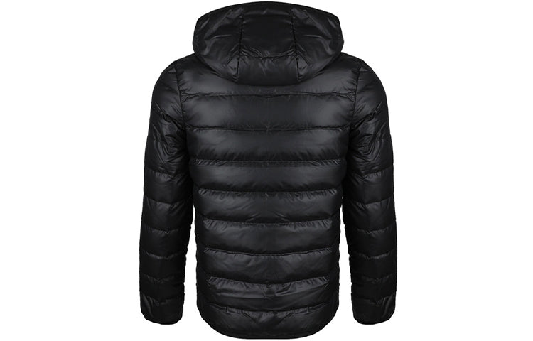 adidas neo protection against cold Stay Warm Sports hooded down Jacket Black FK9923