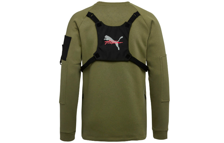PUMA x Trapster Crew Harness Sweatshirt Jumper Khaki 572581-02