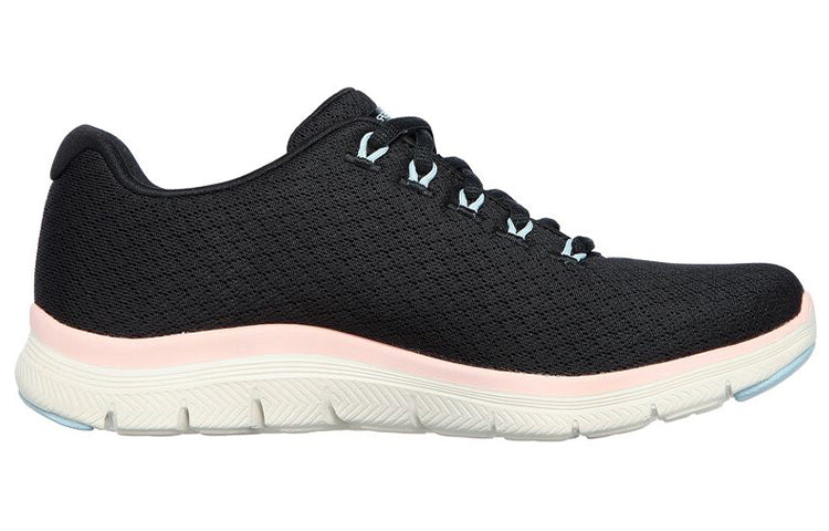 (WMNS) Skechers Flex Appeal 4.0 Low-Top 'Black Light Pink' 149298-BKPK
