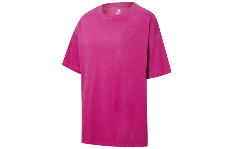 (WMNS) Converse Renew Loose Casual Short Sleeve Purple Red 10020180-501