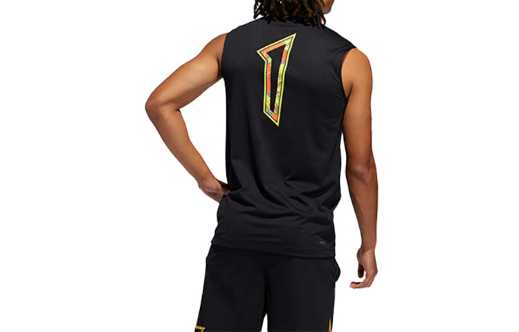 Men's adidas Mc Tank B Black Basketball Jersey/Vest FQ0810