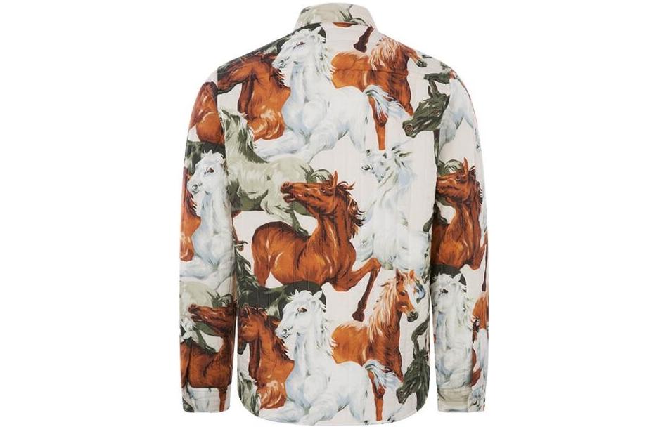 Men's KENZO animal Pattern Printing Casual Jacket Multicolor FA65CH4109PC-01