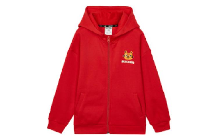 (GS) Skechers CNY Series Graphic Jacket 'Black Red' L122K095