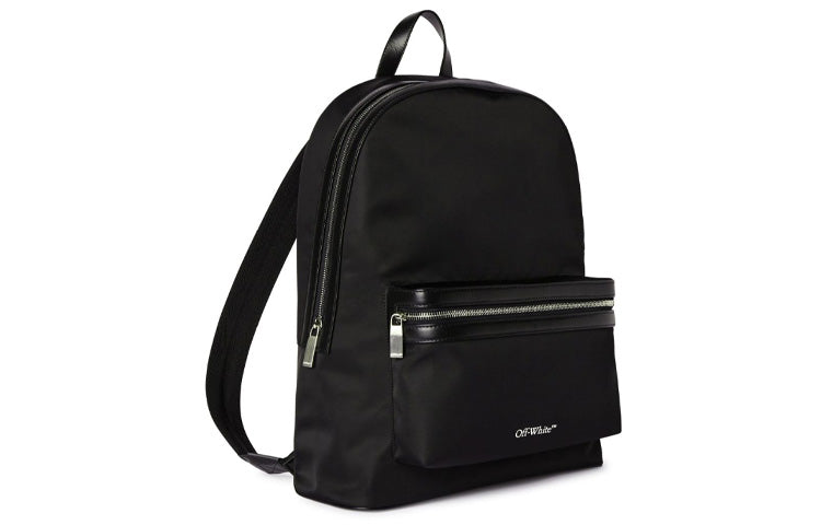 Off-White Core Round Logo Print Backpack 'Black' OMNB105F23FAB0011000