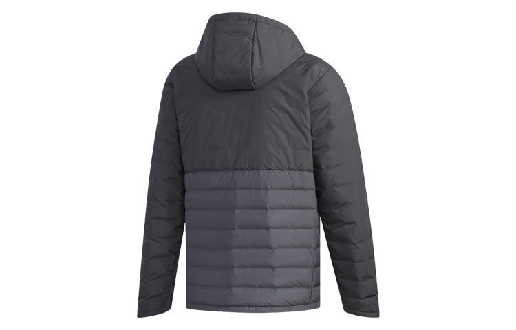 adidas Xplr Lt Dwn J H Woven Material Sports Down Jacket Black FJ9244