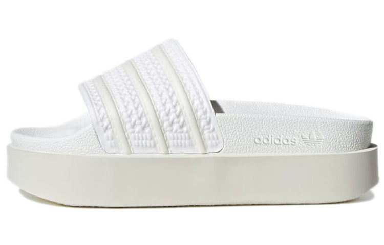 (WMNS)adidas Adilette Bonega Slides 'Triple White' GY0886