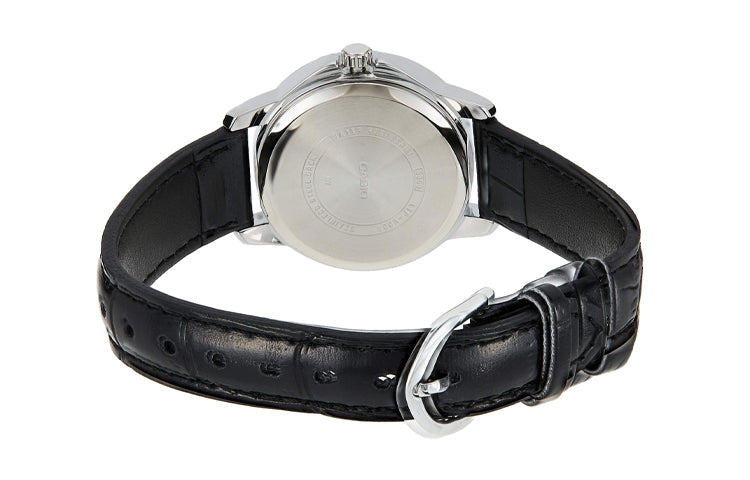 CASIO Female DRESS Japan / South Korea Fashion Quartz Black Analog LTP-V004L-1A