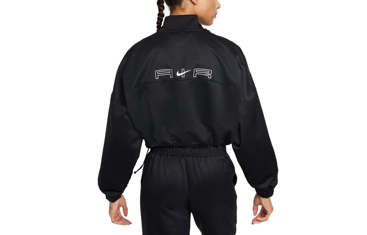(WMNS) Nike Air Classic Logo Casual Baseball Jacket Black DD5422-010