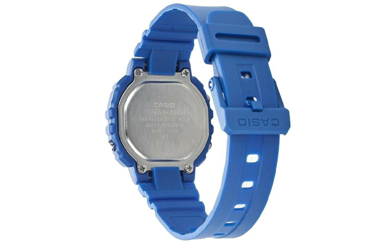 CASIO STANDARD Classic Water Resistant Waterproof Sports Unisex Mens Blue Digital LA-20WH-2A