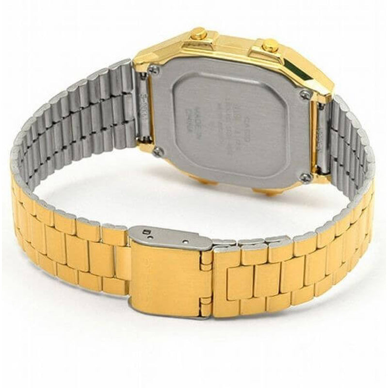 CASIO Couple Quartz Waterproof Unisex Mens GoldYellow Digital A178WGA-1ADF