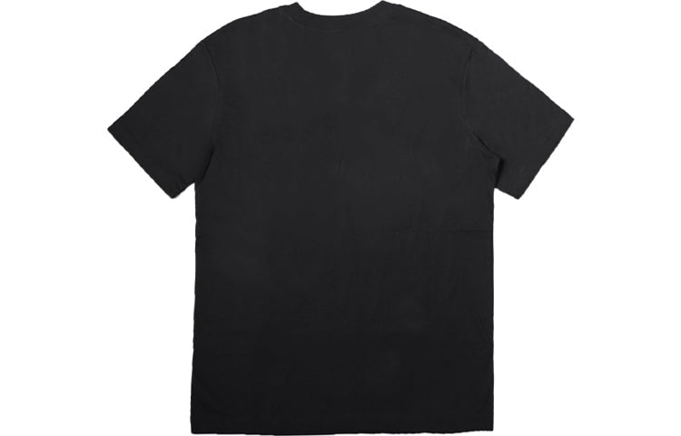 Men's Nike Solid Color Pattern Cartoon Printing Training Short Sleeve Black T-Shirt DM6284-010