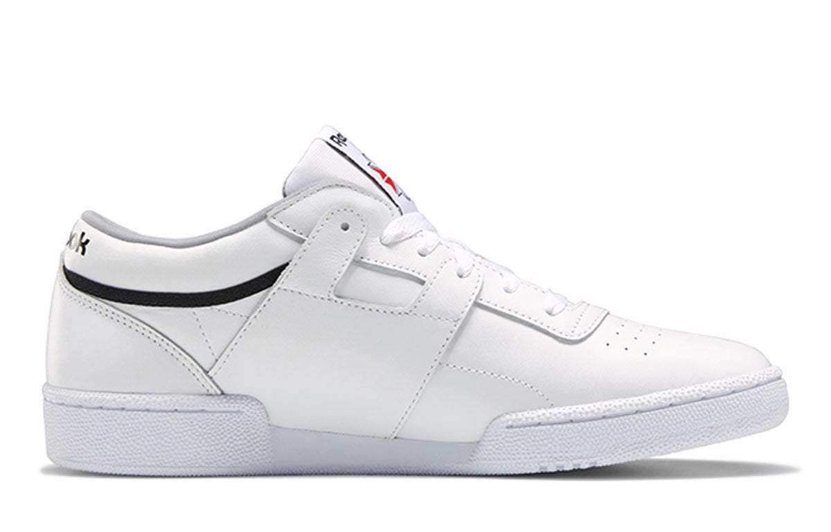 Reebok Club Workout White Skate Shoes 'Black White' FV9914