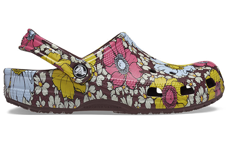 Crocs Classic Retro Floral Clogs 'Yellow Pink' 208954-6WF