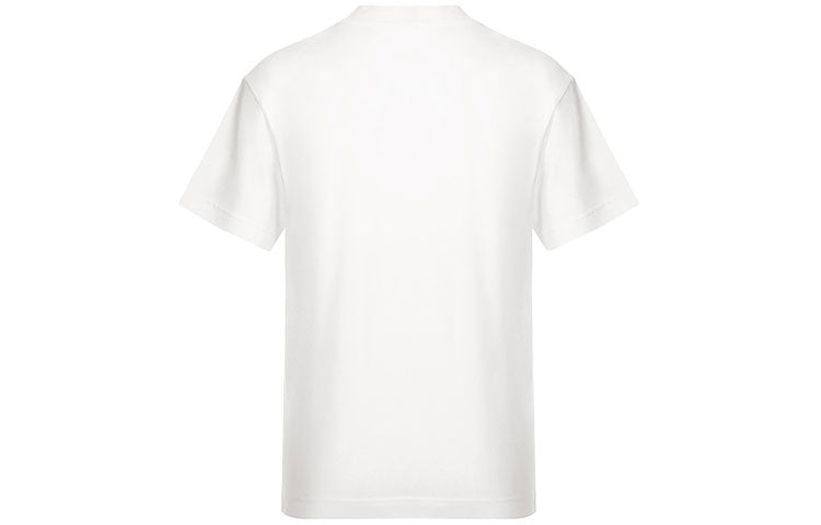 Moncler Small Logo Cotton Crewneck Short Sleeve For Men White F20918C782008390T-034