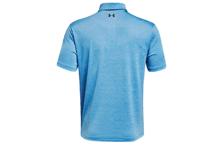 Men's Under Armour Playoff Golf Sports Thin and light Breathable Loose Short Sleeve Polo Shirt Blue 1351131-464