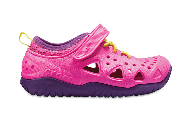 (GS) Crocs Swiftwater Sneakers 'Pink Purple' 204989-6L0