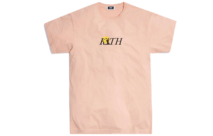 KITH Light To Dark Tee Alphabet Logo Short Sleeve Pink KH3759-107